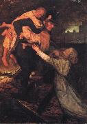 The Rescue Sir John Everett Millais